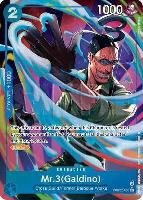 Mr.3(Galdino) (Alternate Art), Premium Booster -The Best- Vol. 2