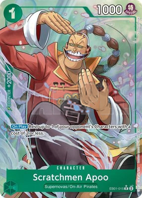 Scratchmen Apoo (Alternate Art), Premium Booster -The Best- Vol. 2