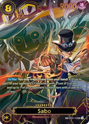 Sabo (SP), Carrying On His Will