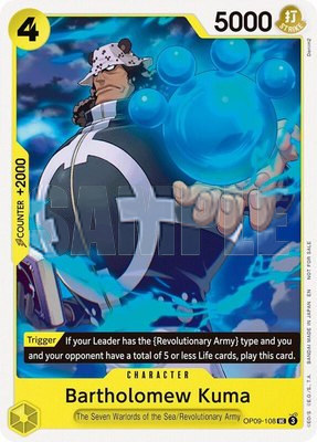 Bartholomew Kuma (Tournament Pack 2025 Vol. 4), One Piece Promotion Cards