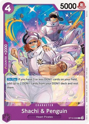Shachi & Penguin (Tournament Pack 2025 Vol. 4), One Piece Promotion Cards