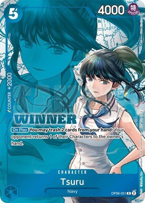 Tsuru (Winner Pack 2025 Vol. 4), One Piece Promotion Cards
