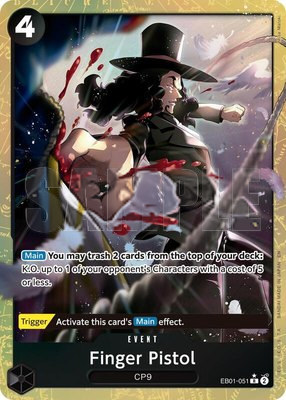 Finger Pistol (Alternate Art), Premium Booster -The Best- Vol. 2