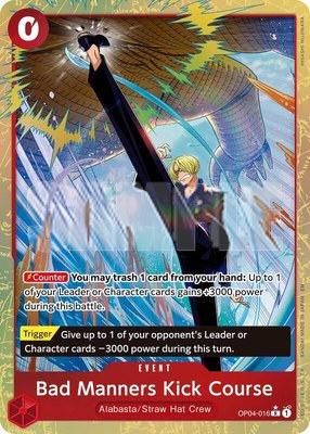Bad Manners Kick Course (Alternate Art), Premium Booster -The Best- Vol. 2