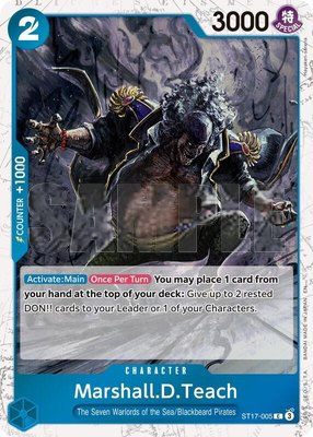 Marshall.D.Teach (Pirate Foil), Premium Booster -The Best- Vol. 2