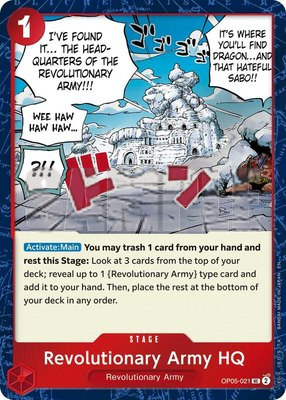 Revolutionary Army HQ (Pirate Foil), Premium Booster -The Best- Vol. 2