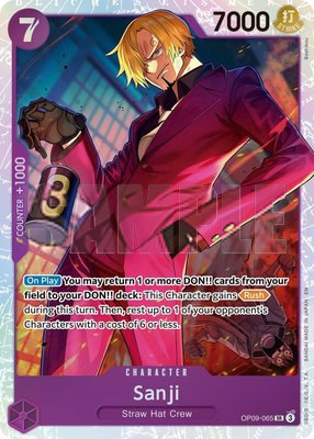 Sanji (Reprint), Premium Booster -The Best- Vol. 2