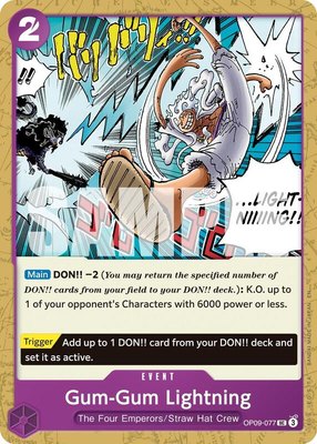 Gum-Gum Lightning (Reprint), Premium Booster -The Best- Vol. 2