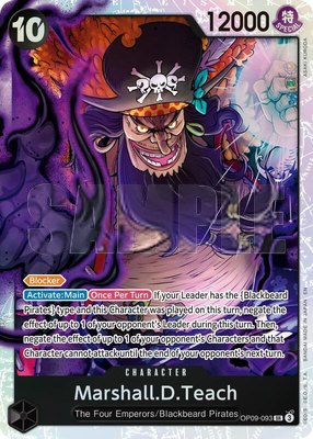 Marshall.D.Teach (Reprint), Premium Booster -The Best- Vol. 2