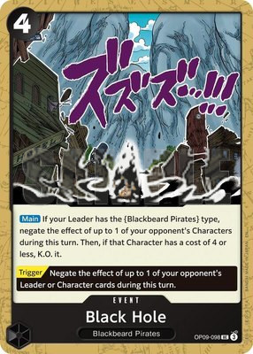 Black Hole (Reprint), Premium Booster -The Best- Vol. 2