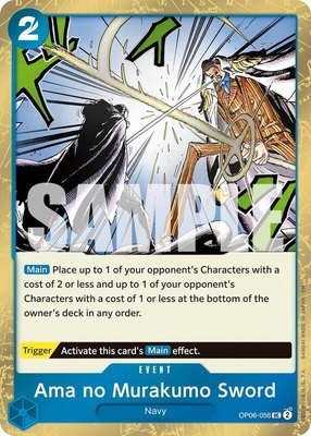 Ama no Murakumo Sword (Pirate Foil), Premium Booster -The Best- Vol. 2
