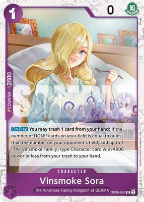 Vinsmoke Sora (Pirate Foil), Premium Booster -The Best- Vol. 2
