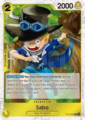 Sabo (Pirate Foil), Premium Booster -The Best- Vol. 2