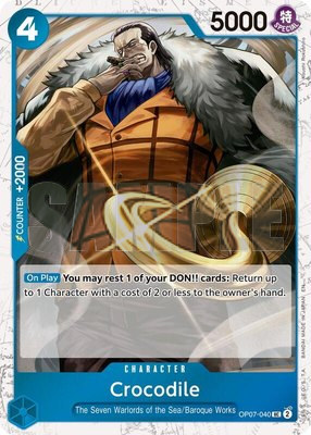 Crocodile (Pirate Foil), Premium Booster -The Best- Vol. 2