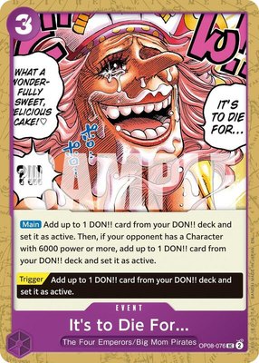 It's to Die For (Reprint), Premium Booster -The Best- Vol. 2