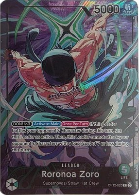 Roronoa Zoro (Official Playmat Limited Edition Vol.4), One Piece Promotion Cards