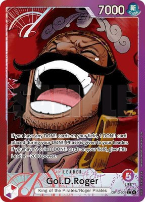 Gol.D.Roger (003) (Alternate Art), Carrying On His Will
