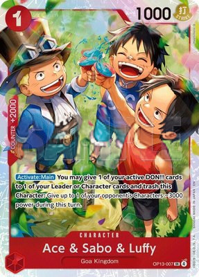 Ace & Sabo & Luffy, Carrying On His Will