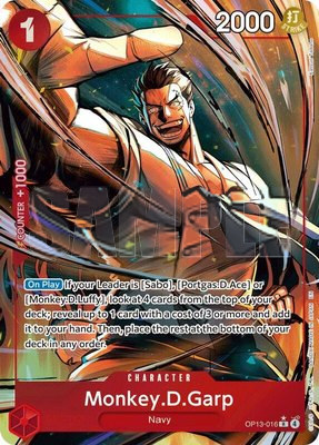 Monkey.D.Garp (Alternate Art), Carrying On His Will