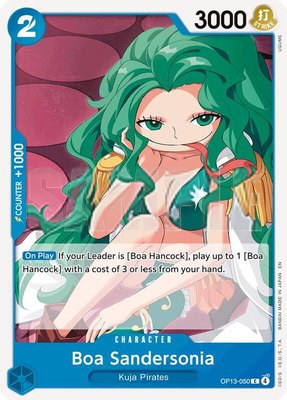 Boa Sandersonia, Carrying On His Will