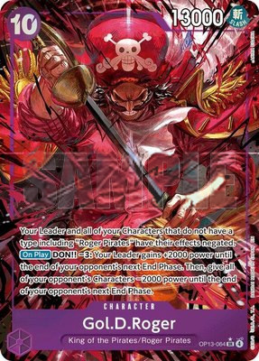 Gol.D.Roger (064) (Alternate Art), Carrying On His Will