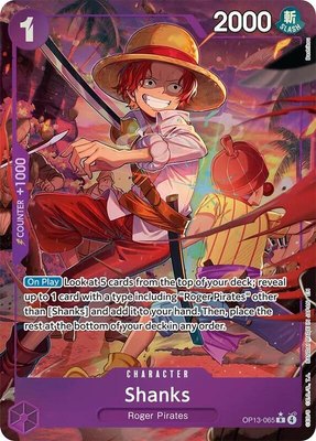 Shanks (065) (Alternate Art), Carrying On His Will