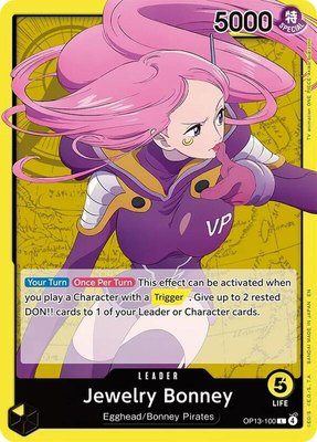 Jewelry Bonney (100), Carrying On His Will