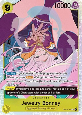 Jewelry Bonney (108), Carrying On His Will