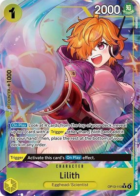 Lilith (Alternate Art), Carrying On His Will