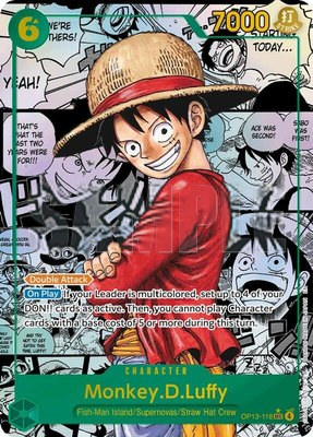 Monkey.D.Luffy (118) (Super Alternate Art), Carrying On His Will