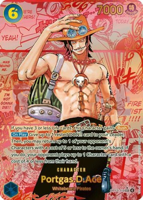 Portgas.D.Ace (119) (Red Super Alternate Art), Carrying On His Will
