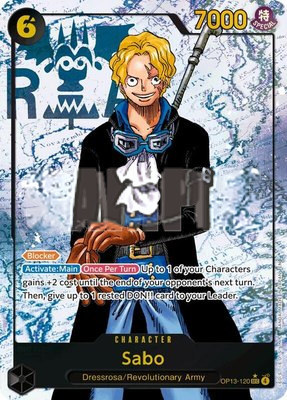 Sabo (120) (Parallel), Carrying On His Will