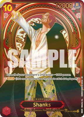 Shanks (SP) (Gold), Carrying On His Will