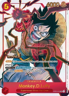 Monkey.D.Luffy (3rd Anniversary Winner), One Piece Promotion Cards