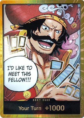 DON!! Card (Gol.D.Roger) (Gold), Carrying On His Will