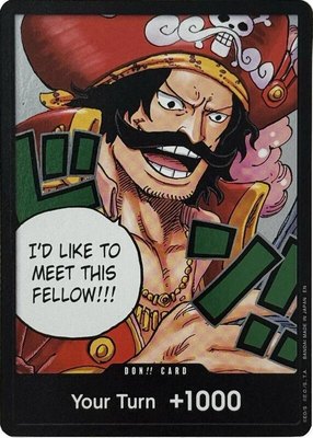 DON!! Card (Gol.D.Roger), Carrying On His Will