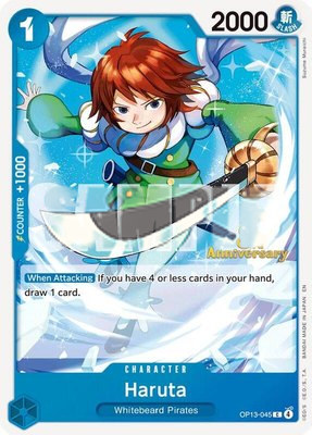 Haruta, Carrying On His Will: 3rd Anniversary Tournament Cards