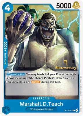Marshall.D.Teach, Carrying On His Will: 3rd Anniversary Tournament Cards