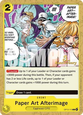 Paper Art Afterimage, Carrying On His Will: 3rd Anniversary Tournament Cards