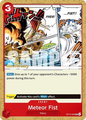 Meteor Fist, Carrying On His Will: 3rd Anniversary Tournament Cards