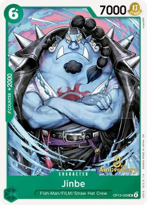Jinbe, Carrying On His Will: 3rd Anniversary Tournament Cards
