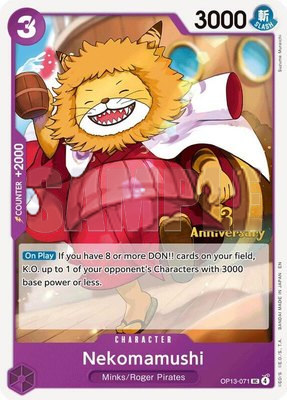 Nekomamushi, Carrying On His Will: 3rd Anniversary Tournament Cards