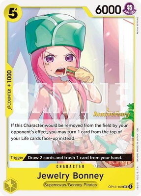 Jewelry Bonney (109), Carrying On His Will: 3rd Anniversary Tournament Cards