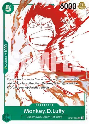 Monkey.D.Luffy (3rd Anniversary Treasure Campaign Pack), One Piece Promotion Cards