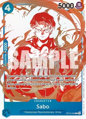 Sabo (3rd Anniversary Treasure Campaign Pack), One Piece Promotion Cards