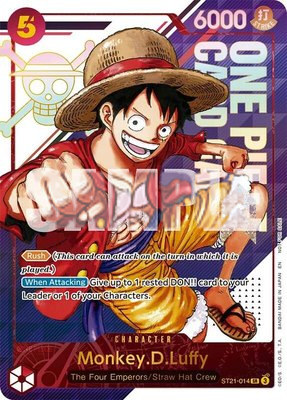 Monkey.D.Luffy (3rd Anniversary Treasure Campaign Pack), One Piece Promotion Cards