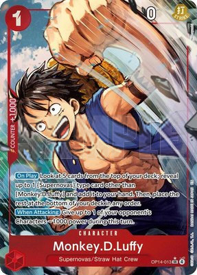 Monkey.D.Luffy (Alternate Art), The Azure Sea's Seven