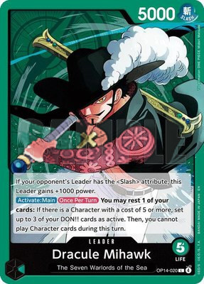 Dracule Mihawk, The Azure Sea's Seven