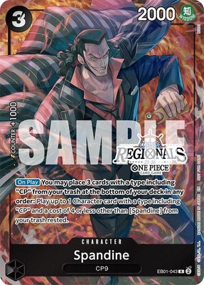 Spandine (Online Regional Participation Pack 2025 Vol.1), One Piece Promotion Cards