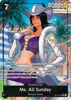 Ms. All Sunday (Alternate Art), The Azure Sea's Seven